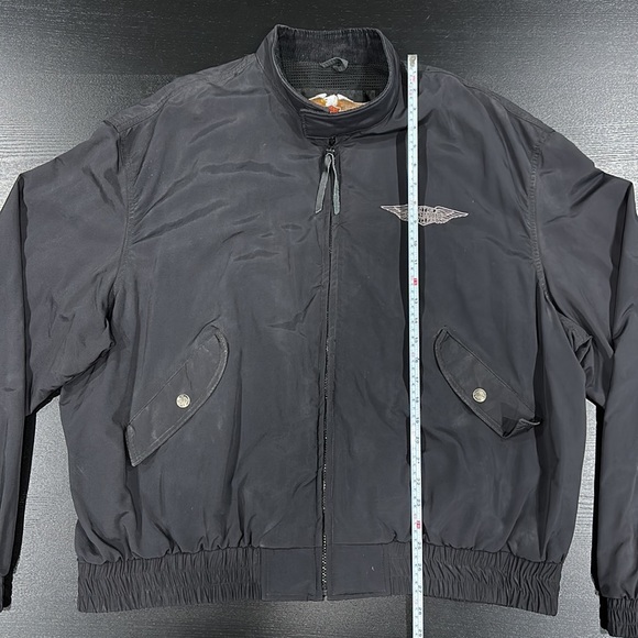 Harley-Davidson Vintage Zip Nylon Windbreaker Jacket - 3XL - Picture 8 of 9